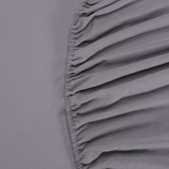 Sertapedic Supersoft Solid 4-Piece King Sheet Set Gray - Picture 3 of 5